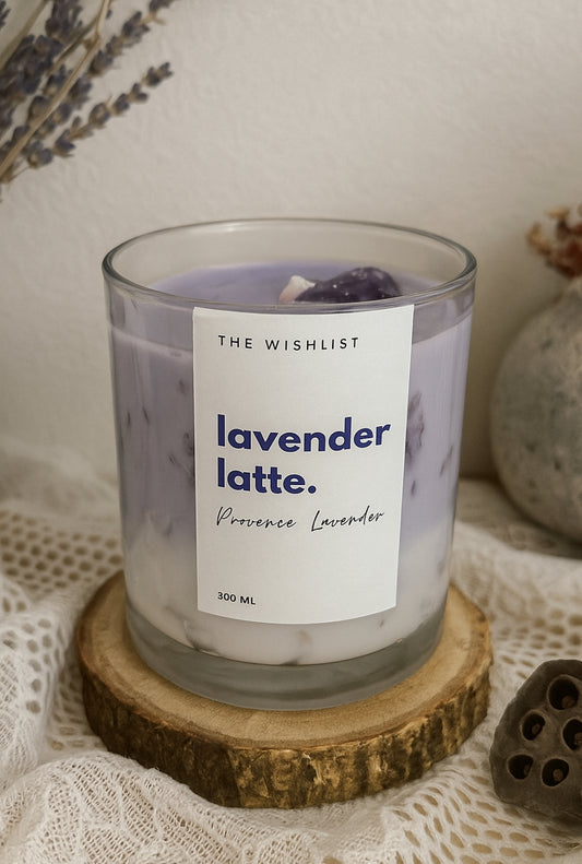 LAVENDER LATTE LUXE CANDLE