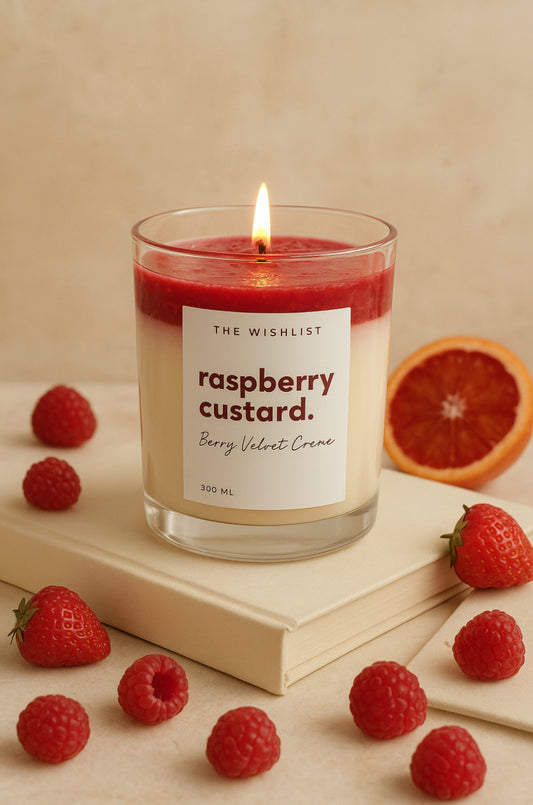 RASPBERRY CUSTARD LUXE CANDLE
